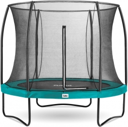 SaltaComfortEditionTrampolinemetVeiligheidsnet-153cm-Groen