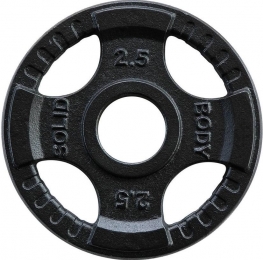 Body-SolidOlympischeGietijzerenHalterschijf-25kg