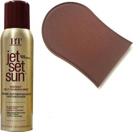 JetSetSunInstantBronzerSelfTanningMistHandschoen