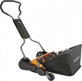 FiskarsStaySharpMaxSetGrasmaaierInclGrasopvangbak-46cm