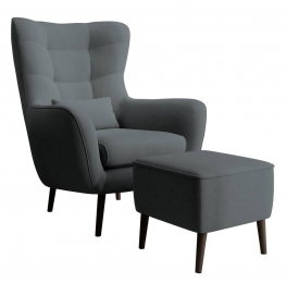 FauteuilmethockerVerdirovelvetNADUVICollection
