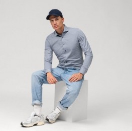 OlympOverhemdLevel5247Blauw39