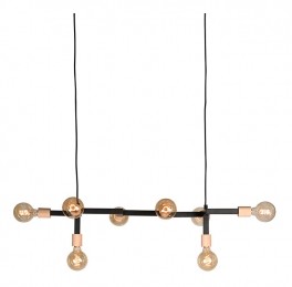 LABEL51HanglampLocoMetaal8lamps-Zwart