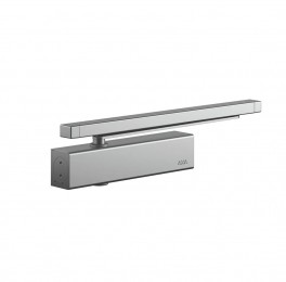 AXAAXA7511deurdrangermetglijarmduwzijdesluitkracht3-6-aluminiumgrijs
