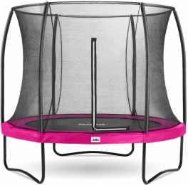 SaltaComfortEditionTrampolinemetVeiligheidsnet-153cm-Roze