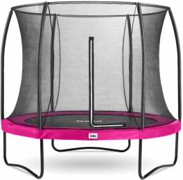 SaltaComfortEditionTrampolinemetVeiligheidsnet-153cm-Roze