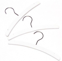 BabsanaKledinghangersHoutWitper3Stuks