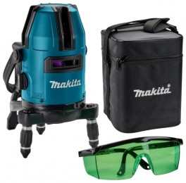 MakitaSK40GDZ12VMaxLi-ionAccuKruislijnlaserBodyInTas-Groen-4Lijnen