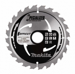 MakitaE-08682Cirkelzaagblad-Efficut-185x30x24T-Hout
