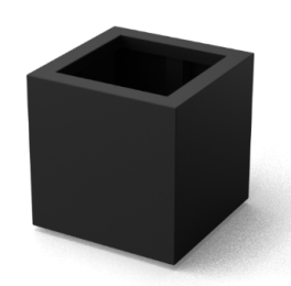 QuadrusvierkanteAluminiumplantenbakken500x500x500mmGeroba-Geroba