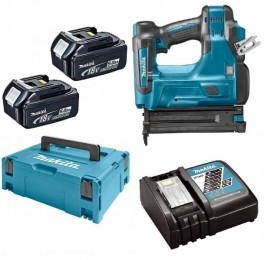MakitaDBN500RTJ18VLi-IonAccuBradTackerSet2x50AhAccuInMbox-15-50mm-18Gauge