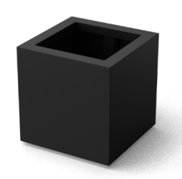 QuadrusvierkanteAluminiumplantenbakken500x500x500mmGeroba-Geroba