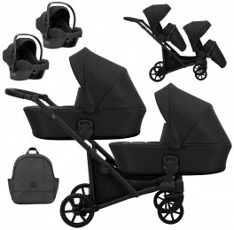 KunertBravBlackTandemDuowagenIncl2AutostoelenBD-01