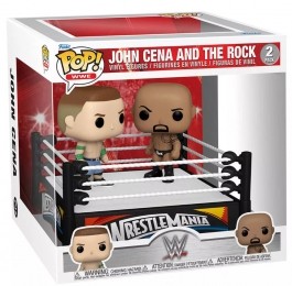 WWEPOPVinylFigures2-packJohnCenaandTheRock9cm