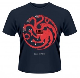 GameofThronesT-ShirtFireandBloodsizeL