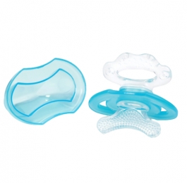 BabyOnoFirstTeethBlauw3mVerkoelendSiliconeBijtspeeltje100801