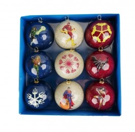 BaubleBox9PcsDcMixPolyfoam24x24x83cmWarnerBros-Warnerbros