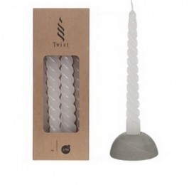 TwistedCandlesSet4stWhite-Buitengewoondeboet