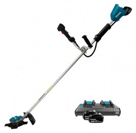MakitaDUR368APT2LXT2x18VLi-IonAccuBosmaaierSet2x50Ah-U-Greep-230mm-Koolborstelloos