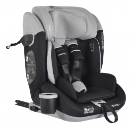CangarooForceGreyIsofix76-150cmi-SizeAutostoel