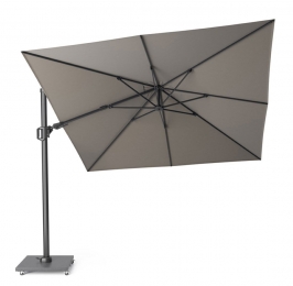 ZweefparasolChallengerZijwaartsKantelbaarT2premium3x3meterManhattanzonwering-Platinum