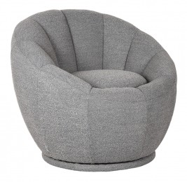 LABEL51DraaifauteuilCrownBoucl-Grijs