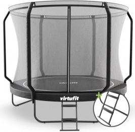 VirtuFitPremiumTrampolinemetVeiligheidsnet-Zwart-305cm