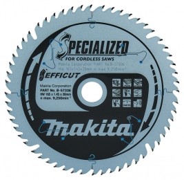 MakitaB-57336Cirkelzaagblad-Efficut165x20x14556T-Hout