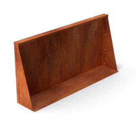 FrontaKeerwandenCortenstaalrechtstuk1000x200x350mmGeroba-Geroba