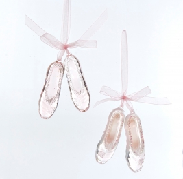 AcrylicPinkBalletShoesOrnament4inchkersthangerKurtSAdler-Kurtsadler