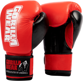 GorillaWearAshtonProBokshandschoenen-RoodZwart-10oz