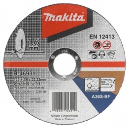 MakitaB-46931DoorslijpschijfRVS-125x2223x16mm