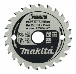 MakitaB-33819CirkelzaagbladLaminaat-85X15X24T-Laminaat