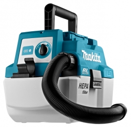 MakitaDVC750LZX318VAccuAlles-bouwstofzuigerBody-75L-Koolborstelloos