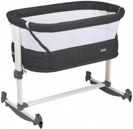 BabygoVivaldiDarkGreyWiegAanBed4653