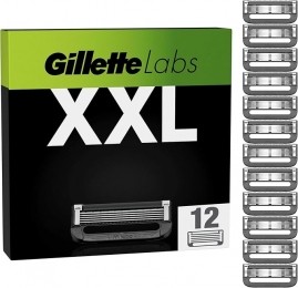 GilletteGilletteLabsNavulscheermesjes-12StuksJaarpack-MetExfoliatingBarHeatedRazorCompatibiliteit