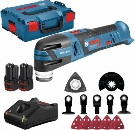 BoschGOP12V-2812VLi-IonAccuMultitoolSet2x30AhAccu12DeligeAccessoiresetInL-Boxx
