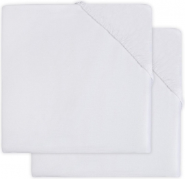 JolleinKatoenWit60x120cm2StuksLedikantHoeslaken