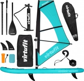 VirtufitSupboardSurfer305-Turquoise-InclusiefWindzeilenaccessoires