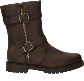 DSTRCTBikerbootsDamesBruin