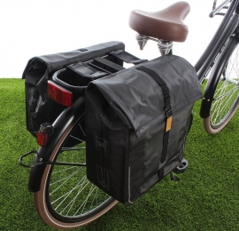 DubbelefietstasUrbanDryDoublebag50LSolidblack