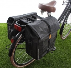 DubbelefietstasUrbanDryDoublebag50LSolidblack