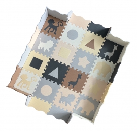 EcoToysBeigeSchuimrubber16-DeligeXLVloermat