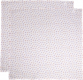 MamaLoesBloemen120x120cmHydrofielMultidoek2Stuks