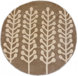 VloerkleedHerbsNieuw-ZeelandsewolrondhandgemaaktBakero