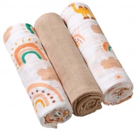 BabyOno3StuksBeigeHydrofielLuiers34808