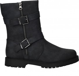 DSTRCTBikerbootsDamesZwart