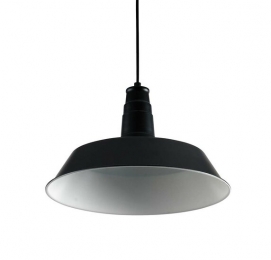 VintageIndustrileHanglampZwartWit