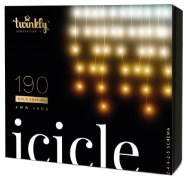 Mobielekerstverlichting190AWWLEDsijspegelverlichtingGenerationIITwinkly5meter-Twinkly