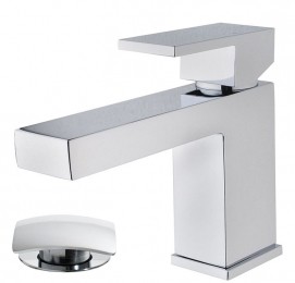 MuellerCubewastafelmengkraanklikwastePVD-coatingchroom